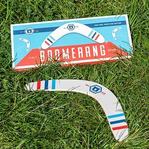 Speelgoed boomerang – compact en duurzaam houten boomerang