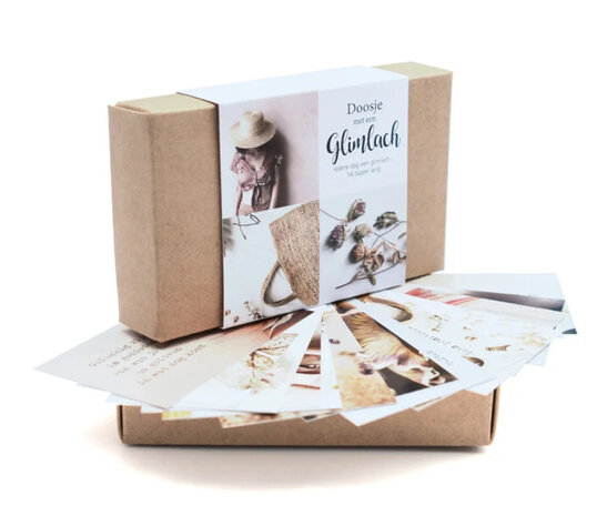 Goed gevoel kaartjes cadeau - begin je dag met een glimlach