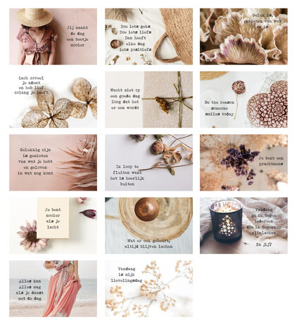 Doosje met een glimlach - 14 positieve kaartjes