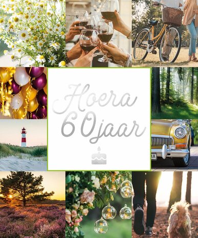 Boekje Hoera 60 jaar met foto&rsquo;s en citaten