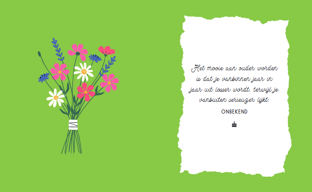 Compact boekje met feestelijke foto&rsquo;s voor 60 jaar