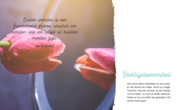 Inspirerend verjaardagscadeau voor jarige 40