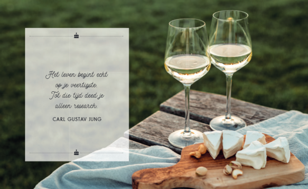 Compact boekje Hoera 40 verjaardagscadeau