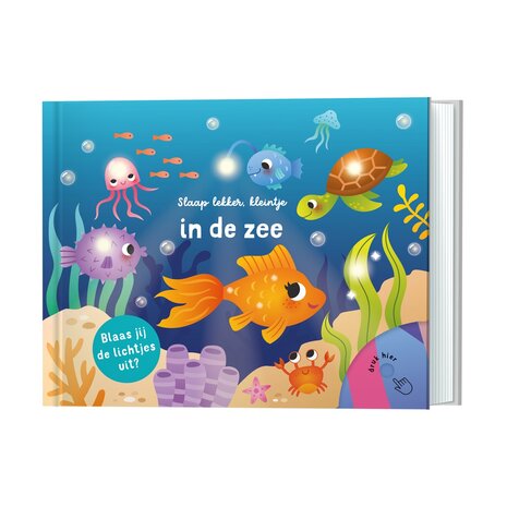 Slaap lekker kleintje In de zee boek met lichtjes
