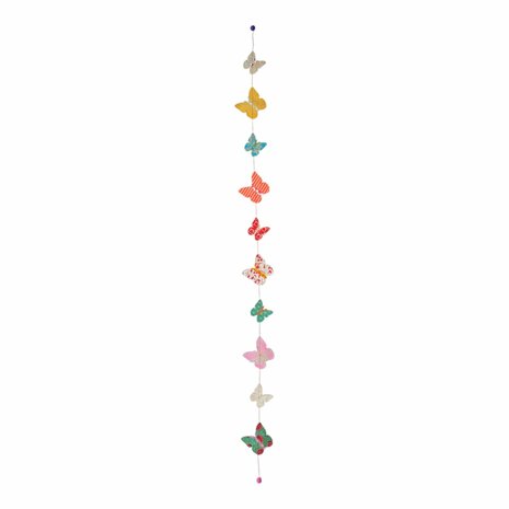 Fair trade vlinders slinger 180 cm