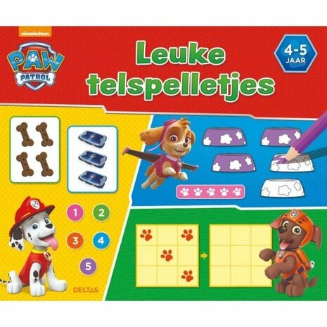 Paw Patrol telspelletjes boek