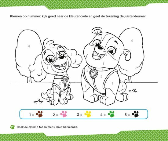 Telboek Paw Patrol 4-5 jaar
