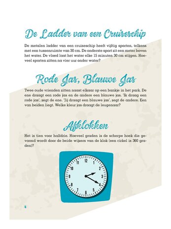 Puzzel en raadsels boek