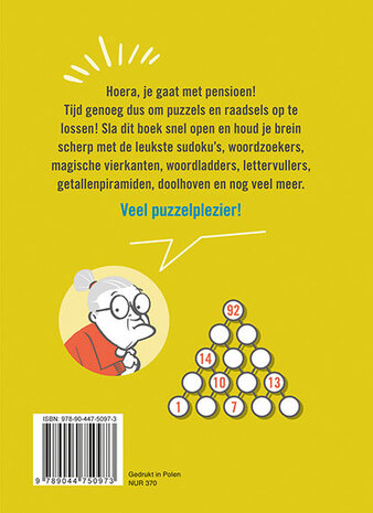 Hardcover boekje gepensioneerde