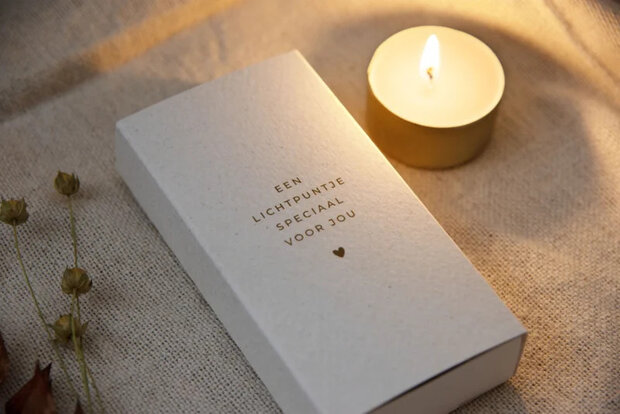 Liefdevol doosje lichtpuntje speciaal voor jou