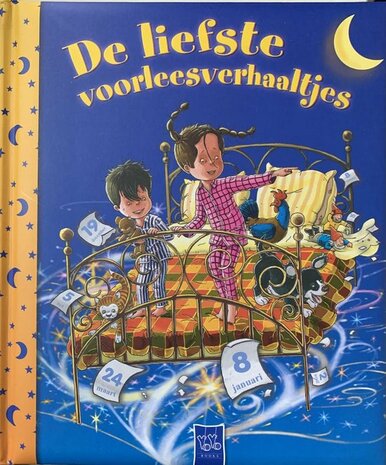Hardcover voorleesboek De liefste voorleesverhaaltjes met 96 pagina's (25 x 21,5 cm)