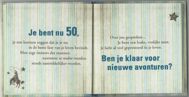 50 worden is vreselijk avontuurlijk