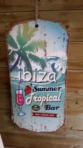 Ibiza summer tropical bar
