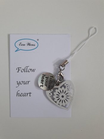 Follow your heart, gelukshanger