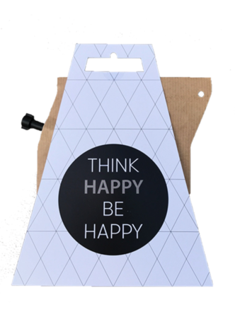 Koffie, think happy be happy