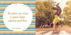 Heel veel succes!