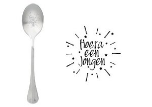 Lepel, hoera een jongen