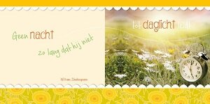 Inkijkexemplaar van het opkikker boekje Denk positief met inspirerende citaten en foto's