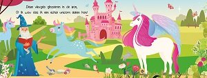 Detail van een voel-element in het unicorn kinderboekje.