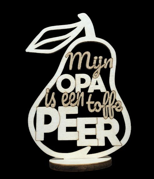 Cadeau voor opa van berken multiplex