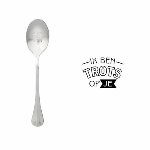 RVS lepel trots op je