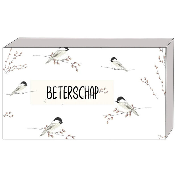 Vogelvoer cadeau met beterschapsboodschap