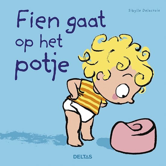 Vooraanzicht van de vierkante 17 x 17 cm harde kaft van het peuterboekje