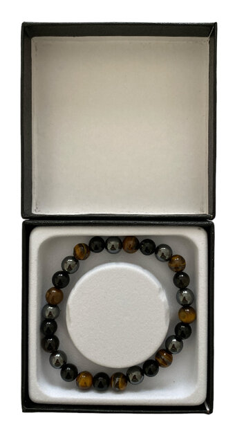 Luxe geschenkverpakking met de balanced power herenarmband