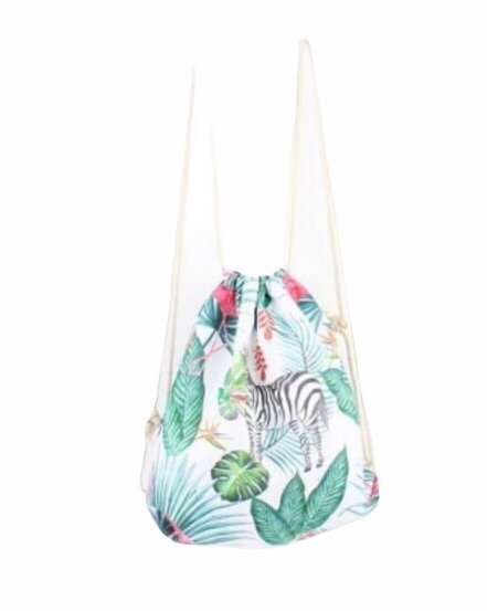 trekkoord tas zebra