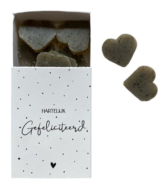 geurige zeepjes Hartelijk Gefeliciteerd