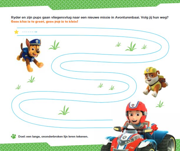 Educatief boek Paw Patrol