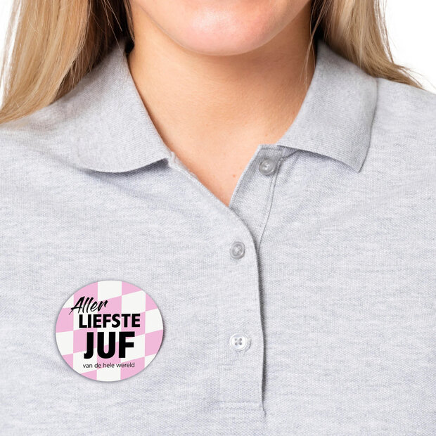 Brievenbuscadeau voor juf &ndash; kaart met vrolijke boodschap en button
