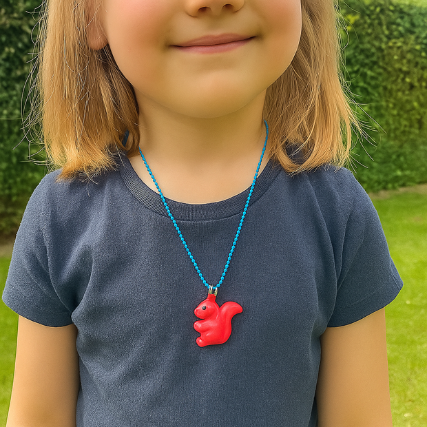 Fair trade kinder sieraad eekhoorn