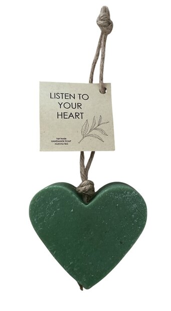 Zeep hanger hart matcha tea