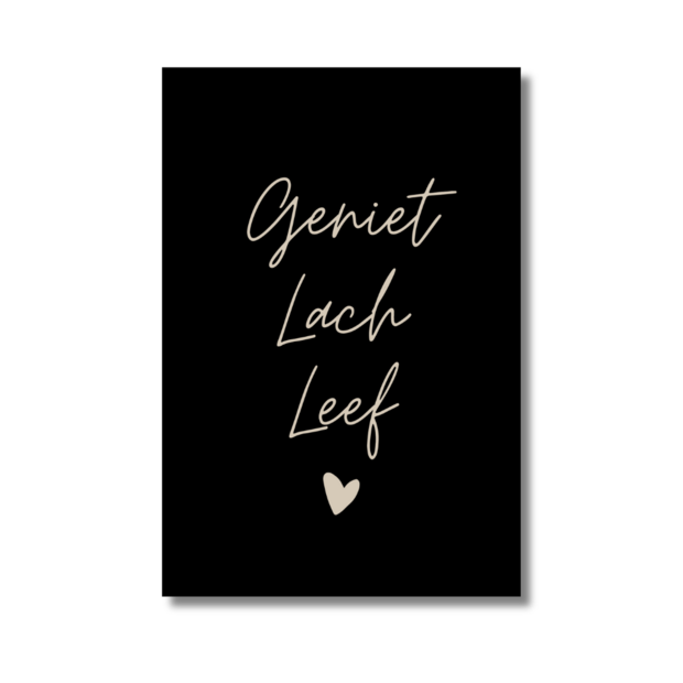 Geurzakje geniet lach leef
