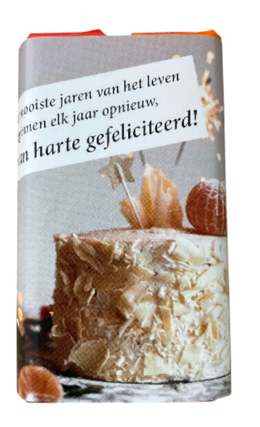 Tony&rsquo;s Chocolonely melk karamel zeezout felicitatie