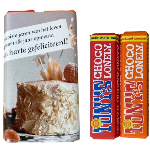 Van harte gefeliciteerd Tony&rsquo;s Chocolonely chocolade