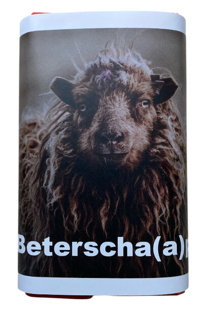 Chocolade cadeau met lief bericht en schaap
