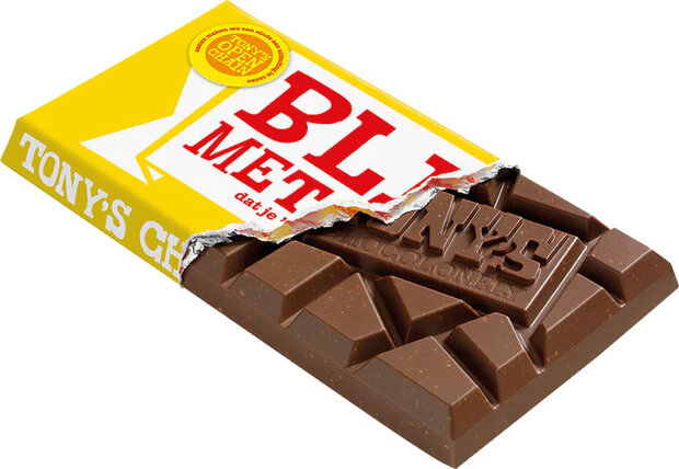 Fairtrade melkchocolade met noga Tony&rsquo;s Chocolonely