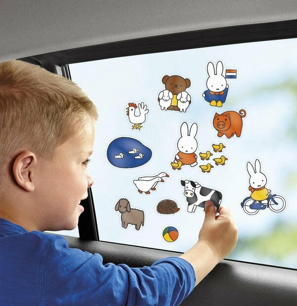 Herbruikbare raamstickers Nijntje