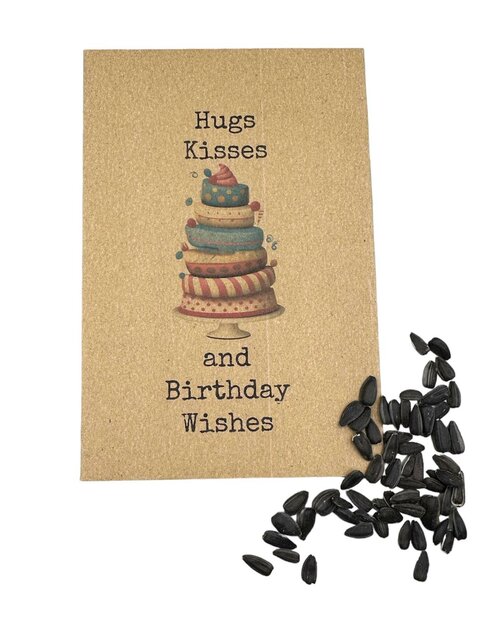 Hugs kisses birthday wishes zakje