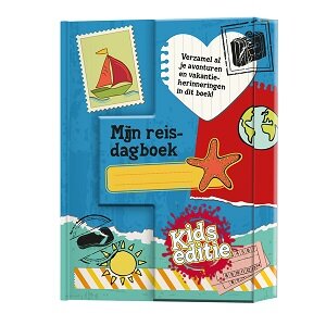 Mijn reisdagboek kids editie hardcover met magneetsluiting voor vakantieherinneringen