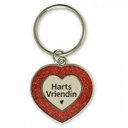  Sleutelhanger Harts vriendin ♥