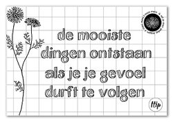 De mooiste dingen ontstaan.... geurzakje