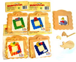 Houten fotolijstje doe-het-zelf creatief knutselen voor kinderen
