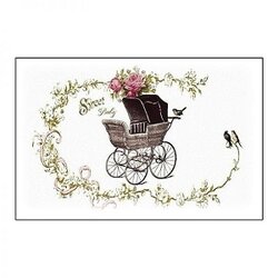 Geurzakje Sweet baby voor de babykamer met envelop