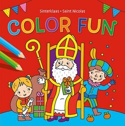 Color fun kleurboek Sinterklaas voor creatief kleuren en plezier