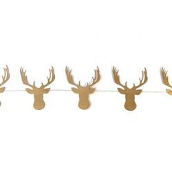 Rendierslinger Goud - Papieren rendieren voor feestelijke decoratie