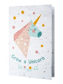 Bloeikaart Grow a Unicorn