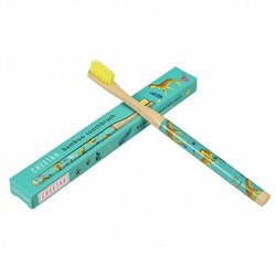 Kinder tandenborstel - Cheetah van bamboe met zacht nylon